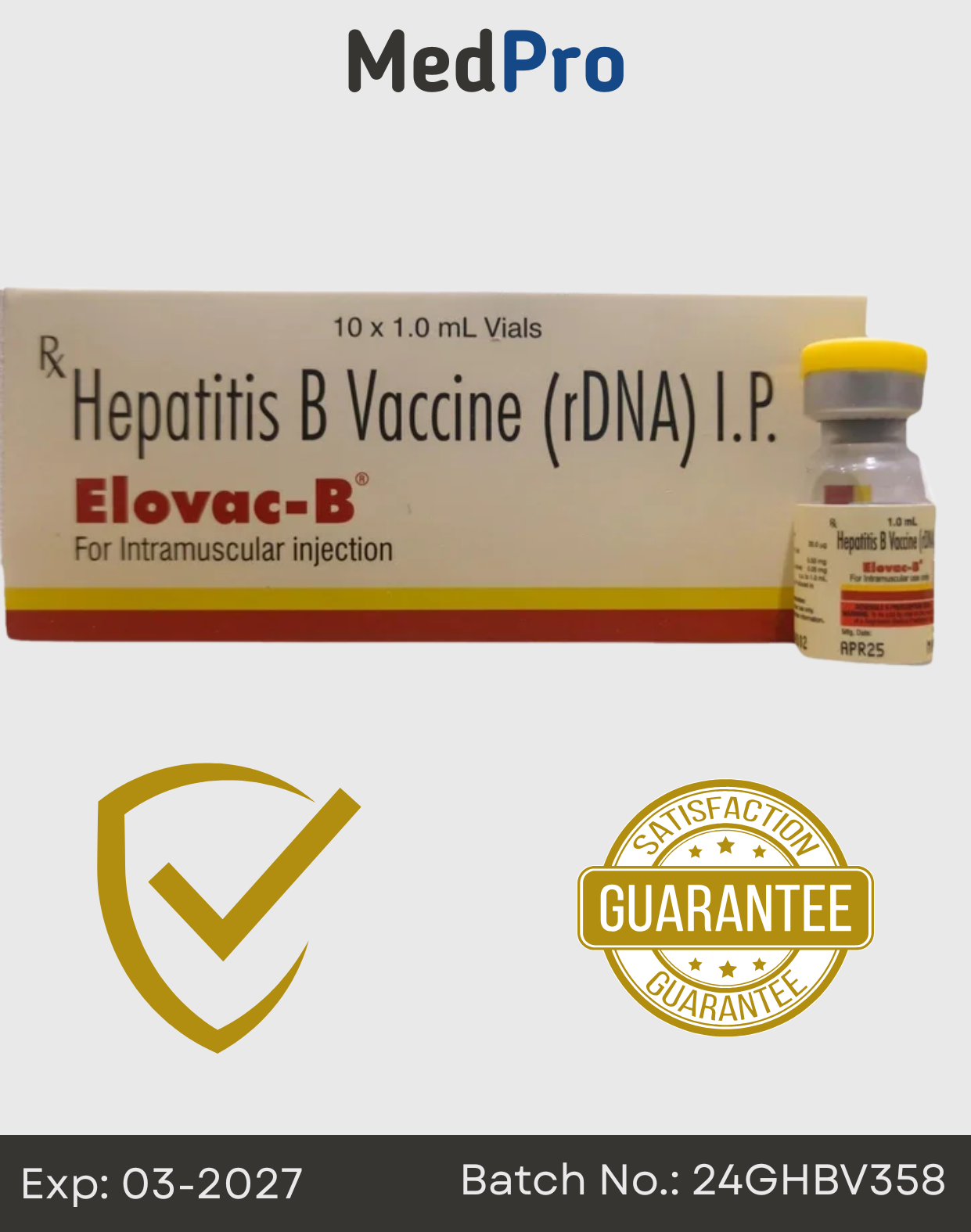 Elovac-B (Adult) – 10 x 1.0 mL Vials