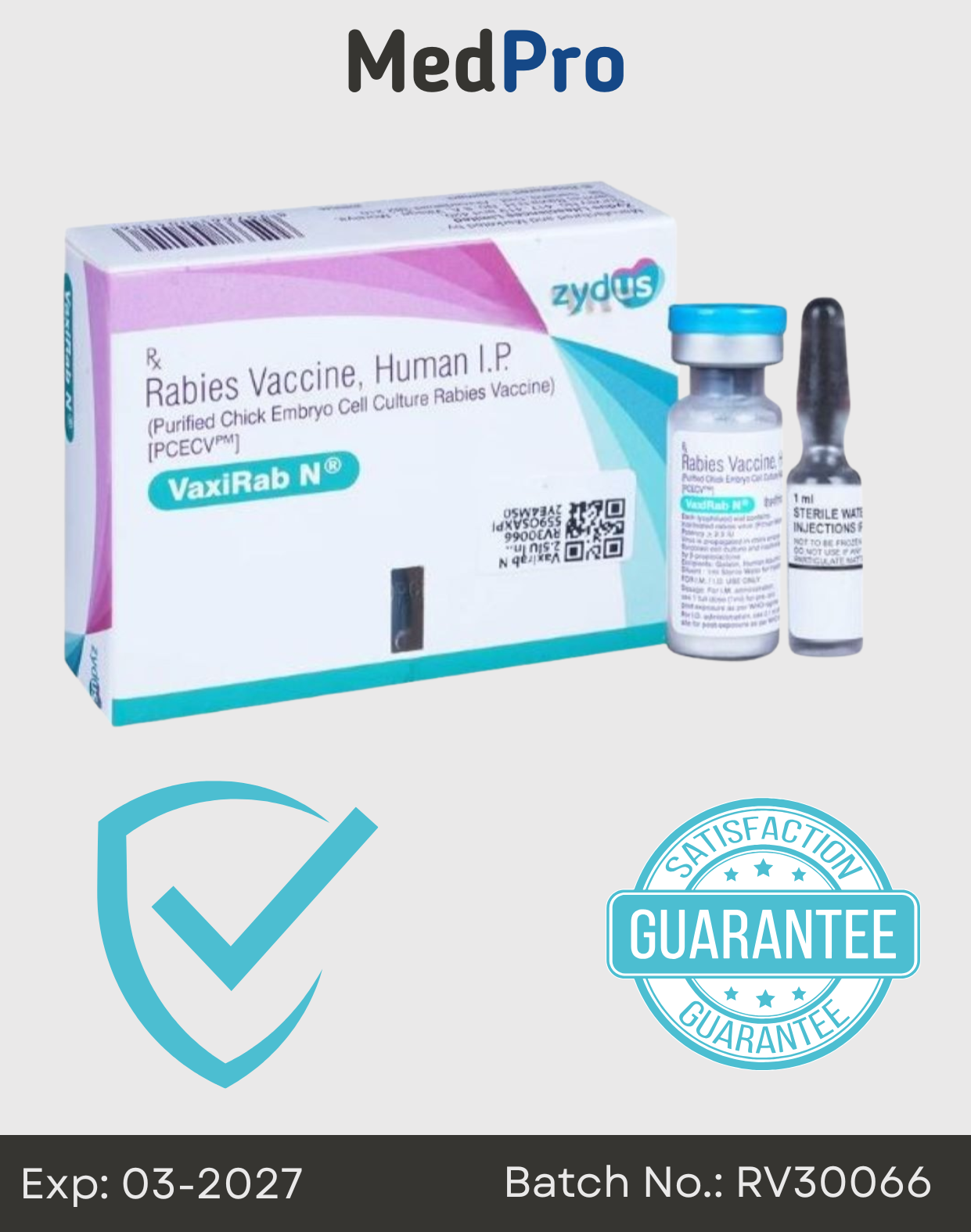 Vaxirab (Imported) – Rabies Immunoglobulin with Syringe