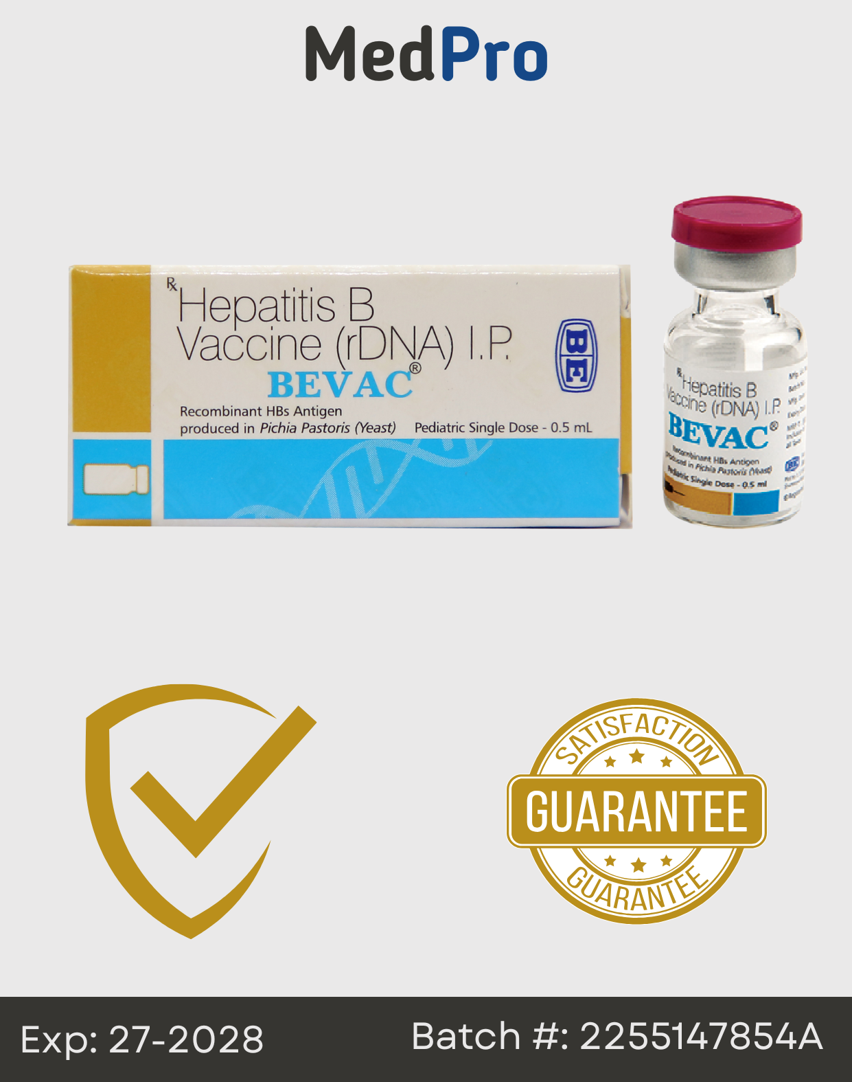 Bevac 0.5 mL – Hepatitis B Vaccine (Pediatric Dose)
