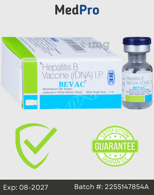 Bevac Adult Vaccine 1 mL – Hepatitis B Immunoglobulin
