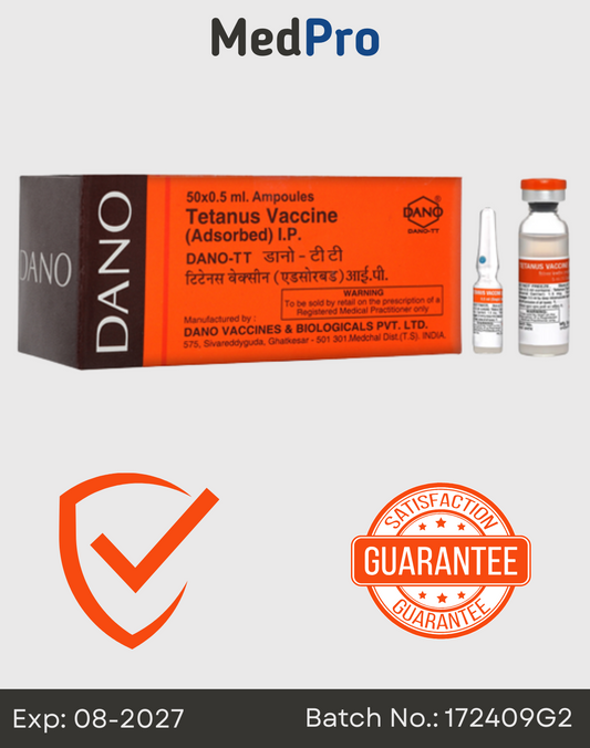 Dano TT – Tetanus Toxoid Adsorbed Vaccine (I.P.)