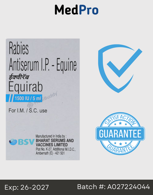 Equirab – 1500 IU (5 mL Vial)