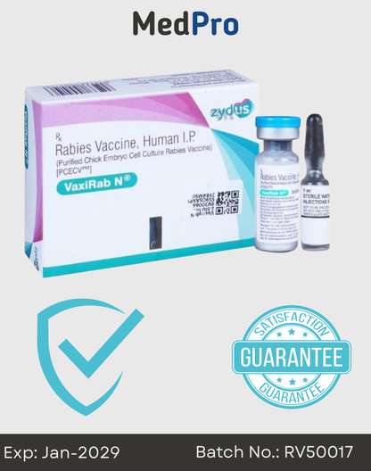 Vaxirab (Imported) – Rabies Immunoglobulin with Syringe
