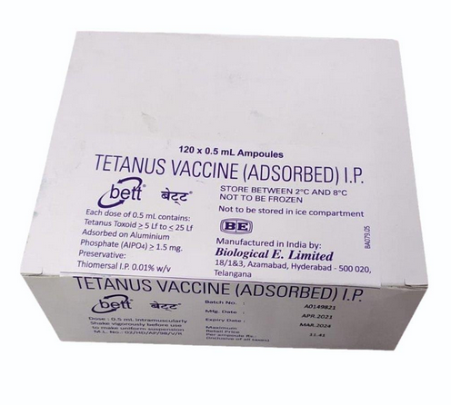 Bett Tetanus Vaccine – Toxoid Injection