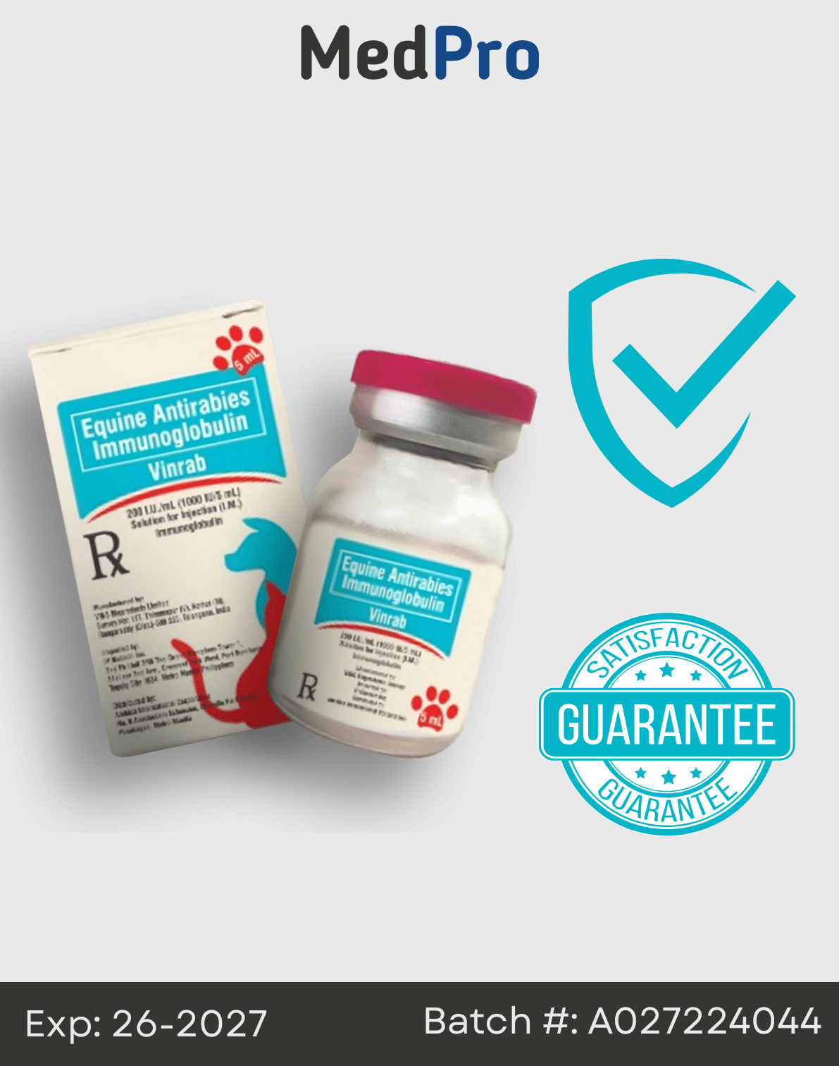 Vinrab – Equine Anti-Rabies Immunoglobulin (ERIG)