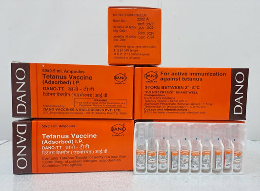 Dano TT – Tetanus Toxoid Adsorbed Vaccine (I.P.)